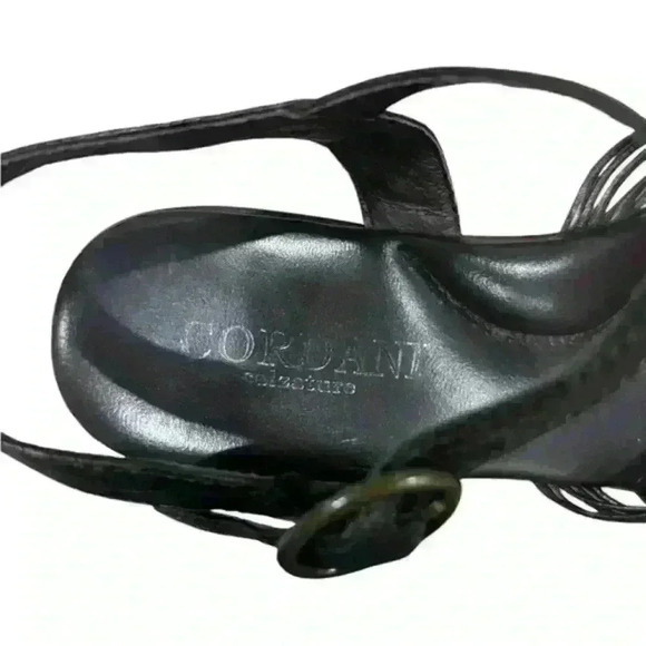 Cordani Calzature Women’s Brown Bronze Leather Strappy Wedge Sandals 41 US 9.5‎ - Picture 7 of 10